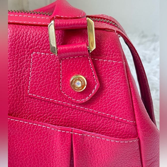 🎉Poshiversary SALE🎉 Samantha Thavasa Deluxe Red Leather Boston Doctors Bag - Picture 5 of 17